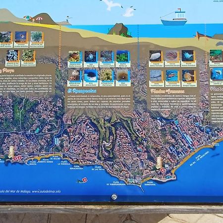 Apartamento Estrella Del Mar 100M De La Playa 2 Terrazas Garage Benalmádena Eksteriør bilde